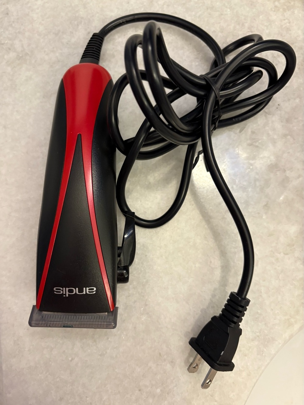Andis Red and Black Corded Hair Trimmer
